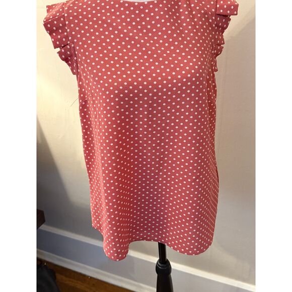 Monteau + Cece Bundle Red Polka Dot + Red Shirt  Size M - Picture 2 of 10